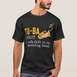 Muzikant van het Marching Wind Instrument Tuba Pla T-shirt
