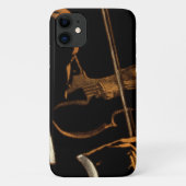  muzikant, violinist die gewelddadige muziek speel Case-Mate iPhone case (Achterkant)