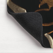  muzikant, violinist die gewelddadige muziek speel muismat (Hoek)