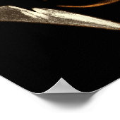 muzikant, violinist die gewelddadige muziek speel poster (Hoek)