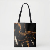  muzikant, violinist die gewelddadige muziek speel tote bag (Voorkant)