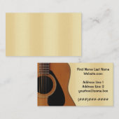 Muzikant Visitekaartje (Voorkant / Achterkant)