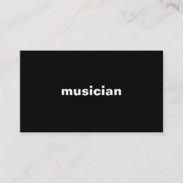Muzikant Visitekaartje