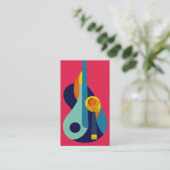 Muzikant Visitekaartje (Staand voorkant)