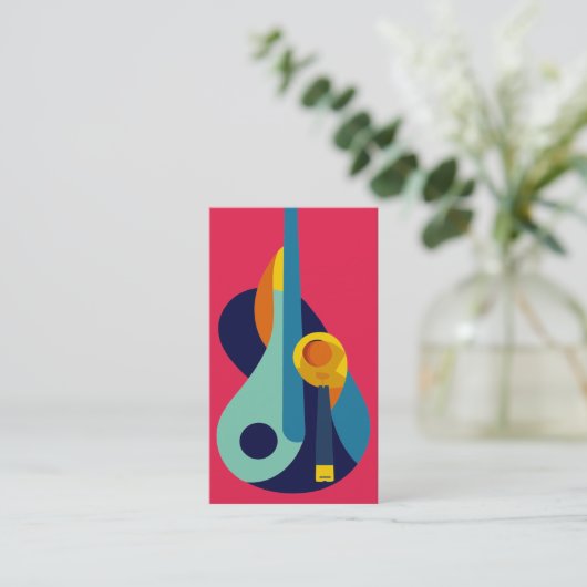 Muzikant Visitekaartje (Staand voorkant)