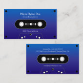 Muzikant Visitekaartje voor geluidstechnicus (Voorkant / Achterkant)