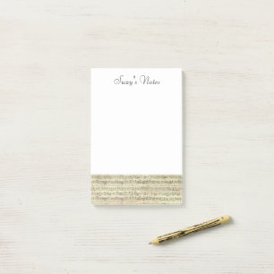 Muzikant voor blad Music Note
