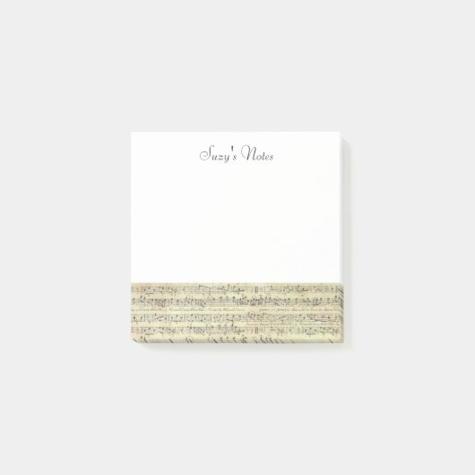 Muzikant voor  blad Music Note (Voorkant)