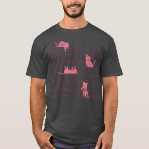 Muzikant voor kat en blad t-shirt