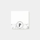 Muzikant voor Monogram Whimsical Music Note (Voorkant)