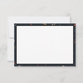 Muzikant voor muziek bedankkaart (Achterkant)