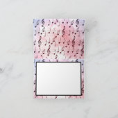 Muzikant voor muziek bedankkaart (Binnen)