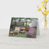 Muzikant "Vrienden die samen spelen" Kaart (Gele Bloem)