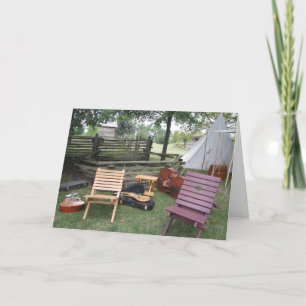 Muzikant "Vrienden die samen spelen" Kaart