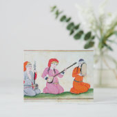 Muzikanten: Costumes de la Cour et de la Briefkaart (Staand voorkant)