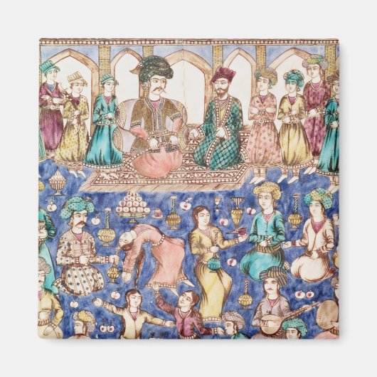 Muzikanten en dansers magneet (Voorkant)