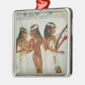 Muzikanten en dansers metalen ornament (Links)