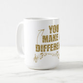 Muzikanten en zangers maken het verschil koffiemok (Voorkant links)