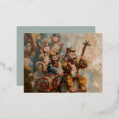 Muzikanten - Folie Briefkaarten (Voorkant / Achterkant)