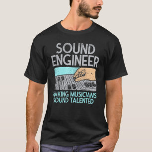 Muzikanten geluiden over de geTalenteerde muziekge T-shirt