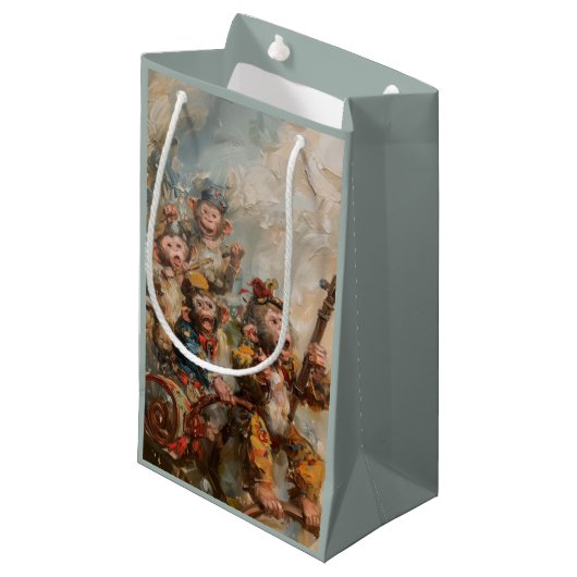 Muzikanten - Geschenktas Klein Cadeauzakje (Voorkant Gekanteld)