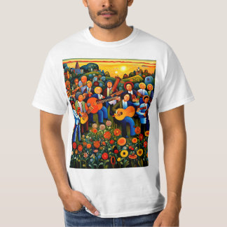 Muzikanten in de tuin 2 t-shirt