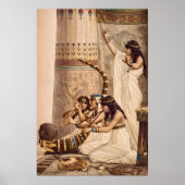 Muzikanten in een Oud-Egyptische tempel Poster (Voorkant)