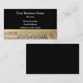 Muzikanten scoren op zwart visitekaartje (Voorkant / Achterkant)