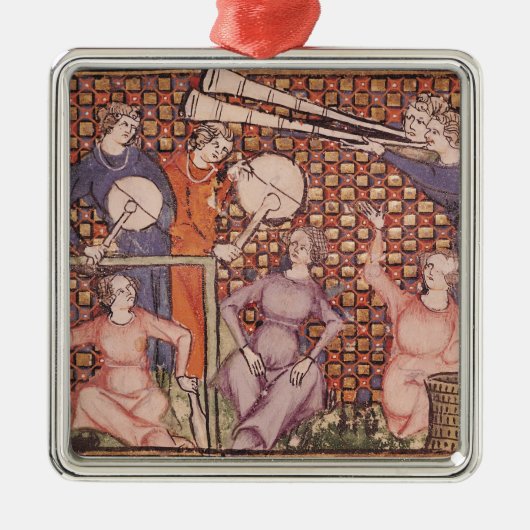 Muzikanten van OMoralize Metalen Ornament (Voorkant)