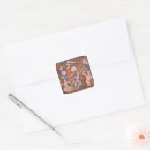 Muzikanten van OMoralize Vierkante Sticker (Envelop)