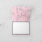 Muzikartfoto Muzikant Bedankkaart (Binnen)