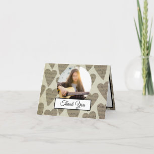 Muzikartfoto Muzikant Bedankkaart