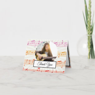 Muzikartfoto Muzikant Bedankkaart