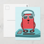 Muzikartkunstkunst Muzikant Briefkaart (Voorkant / Achterkant)