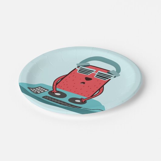 Muzikartkunstkunst Muzikant Papieren Bordje (Gekanteld)