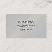 Muzikleraar Guitar Piano-toetsenbord Visitekaartje (Achterkant)