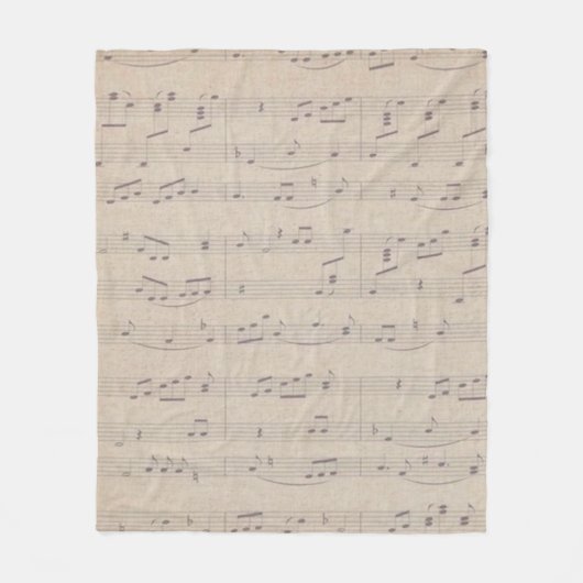 Muzikmuzikale muzikanten voor  vel fleece deken (Voorkant)