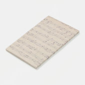 Muzikmuzikale muzikanten voor  vel post-it® notes (Schuin)