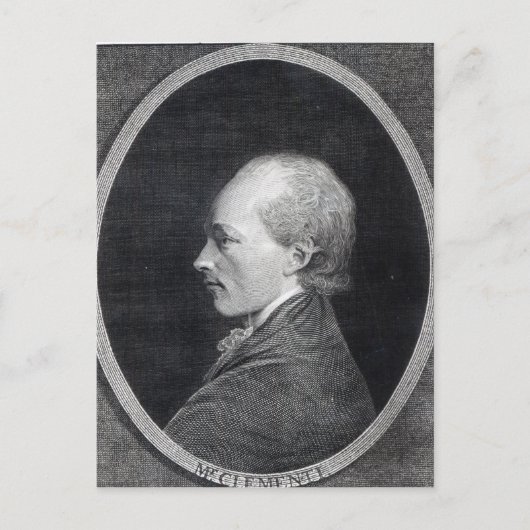 Muzio Clementi, 1803 Briefkaart (Voorkant)