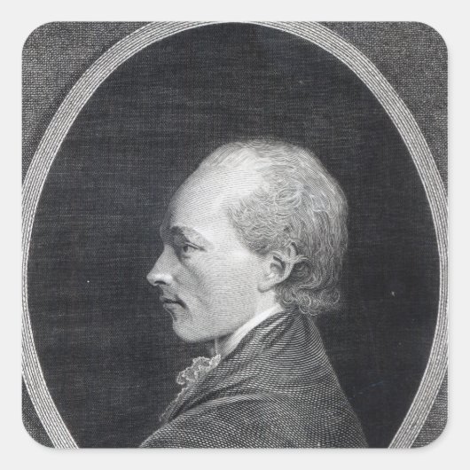 Muzio Clementi, 1803 Vierkante Sticker (Voorkant)