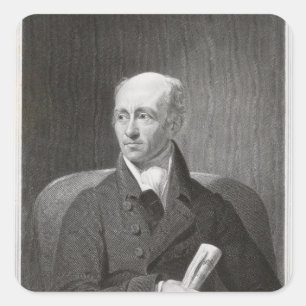 Muzio Clementi Vierkante Sticker