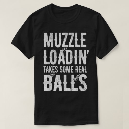 Muzzle Loading News, Funny Muzzleload Hunte T-shirt (Design voorkant)