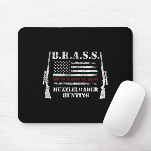 Muzzleloader-Accessoires smokkelen de vlag van de Muismat (Met muis)