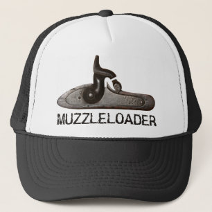 Muzzleloader breech & hammer, zwart poedergeweer trucker pet