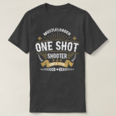 Muzzleloader één hotspot sinds 1776 lange Rang T-shirt (Design voorkant)