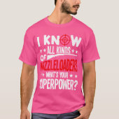 Muzzleloader Rifle Muzzleloading Cleaning Kit Boar T-shirt (Voorkant)