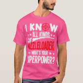 Muzzleloader Rifle Muzzleloading Cleaning Kit Boar T-shirt (Voorkant)