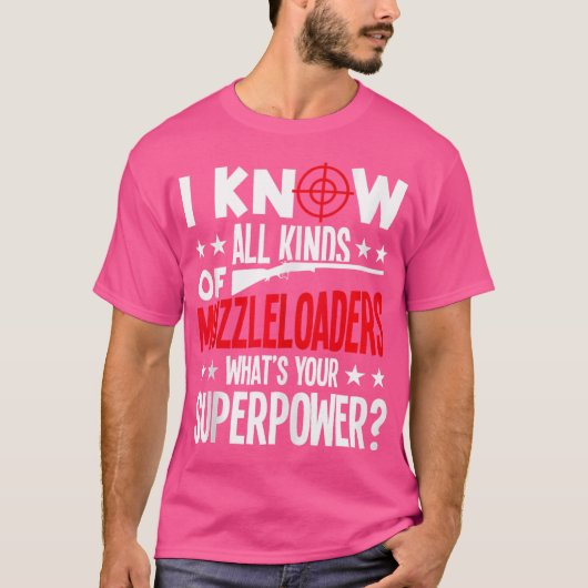 Muzzleloader Rifle Muzzleloading Cleaning Kit Boar T-shirt (Voorkant)