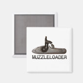 Muzzleoader broek & hamer, zwart poeder geweer magneet (Voorkant / Achterkant)