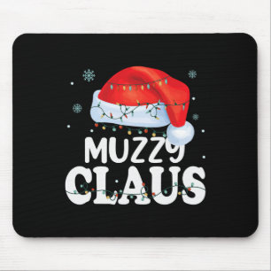 Muzzy Claus Xmas Familie Bijpassende Grappige Oma Muismat